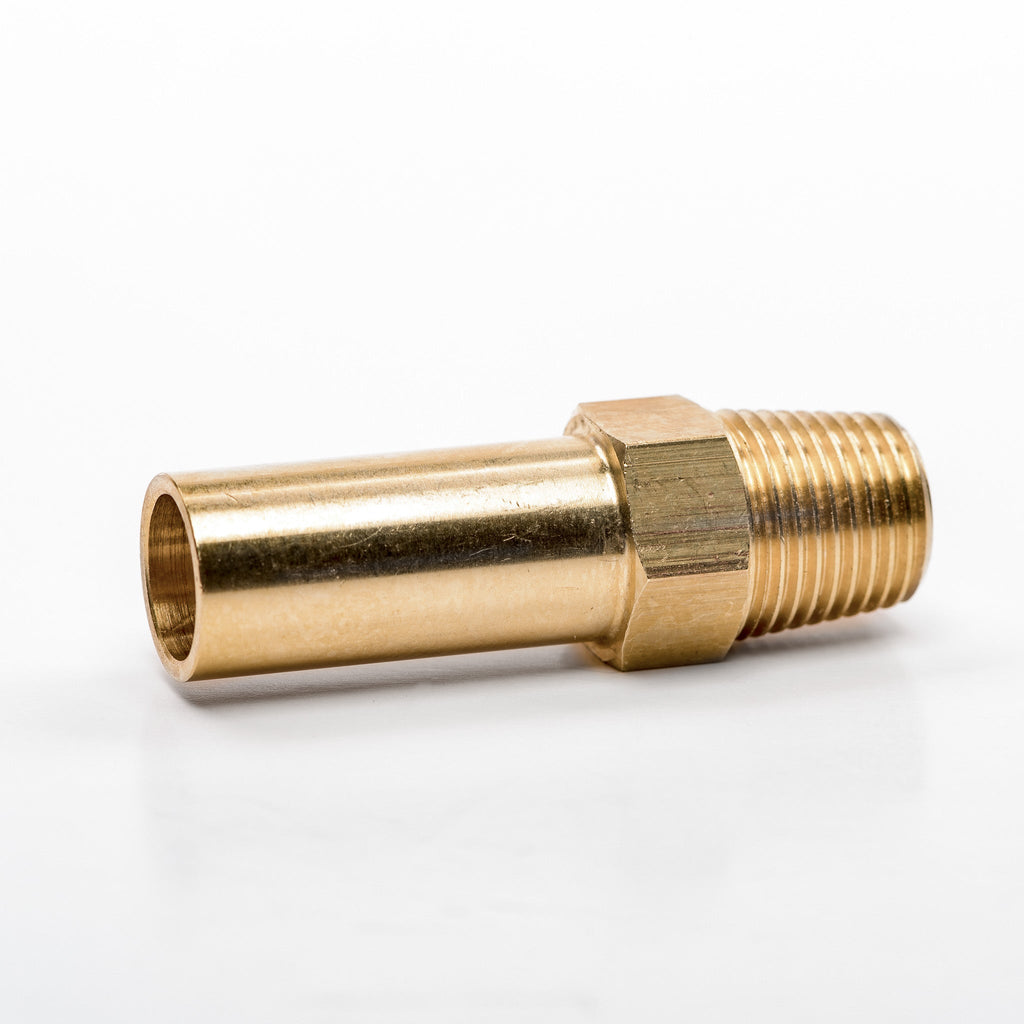 Adapter for Regulator (1/8" NPT x 3/8" Tubing, Brass)